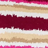 Plus 3/4 Print Striped Shirt