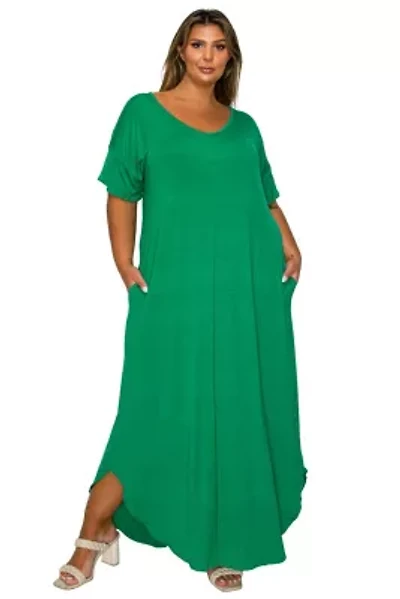 Plus Scarlett Pocket Maxi Dress