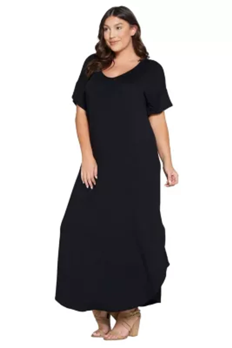 Plus Scarlett Maxi Pocket Dress
