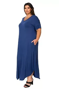 Plus Scarlett Maxi Pocket Dress