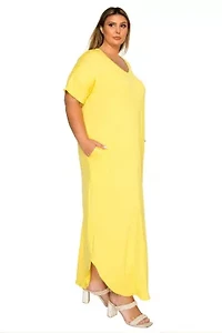 Plus Scarlett Pocket Maxi Dress