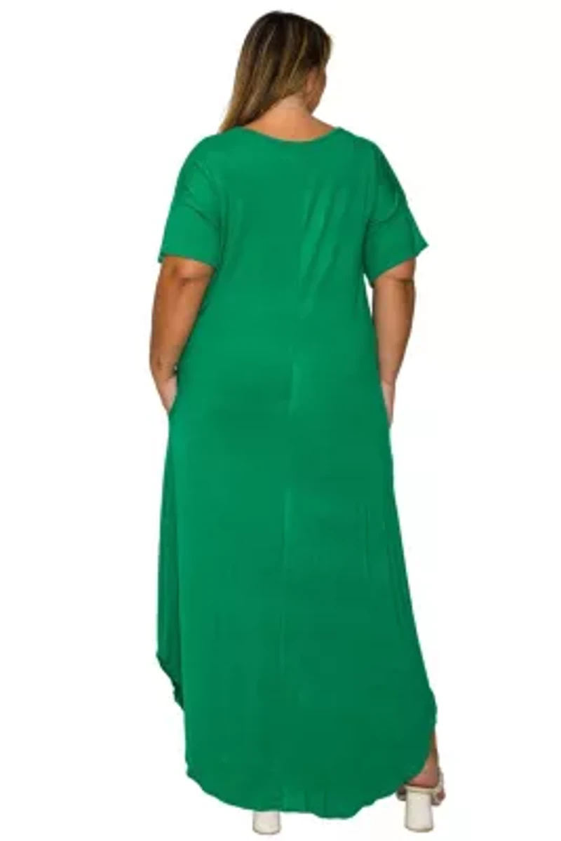 Plus Scarlett Pocket Maxi Dress
