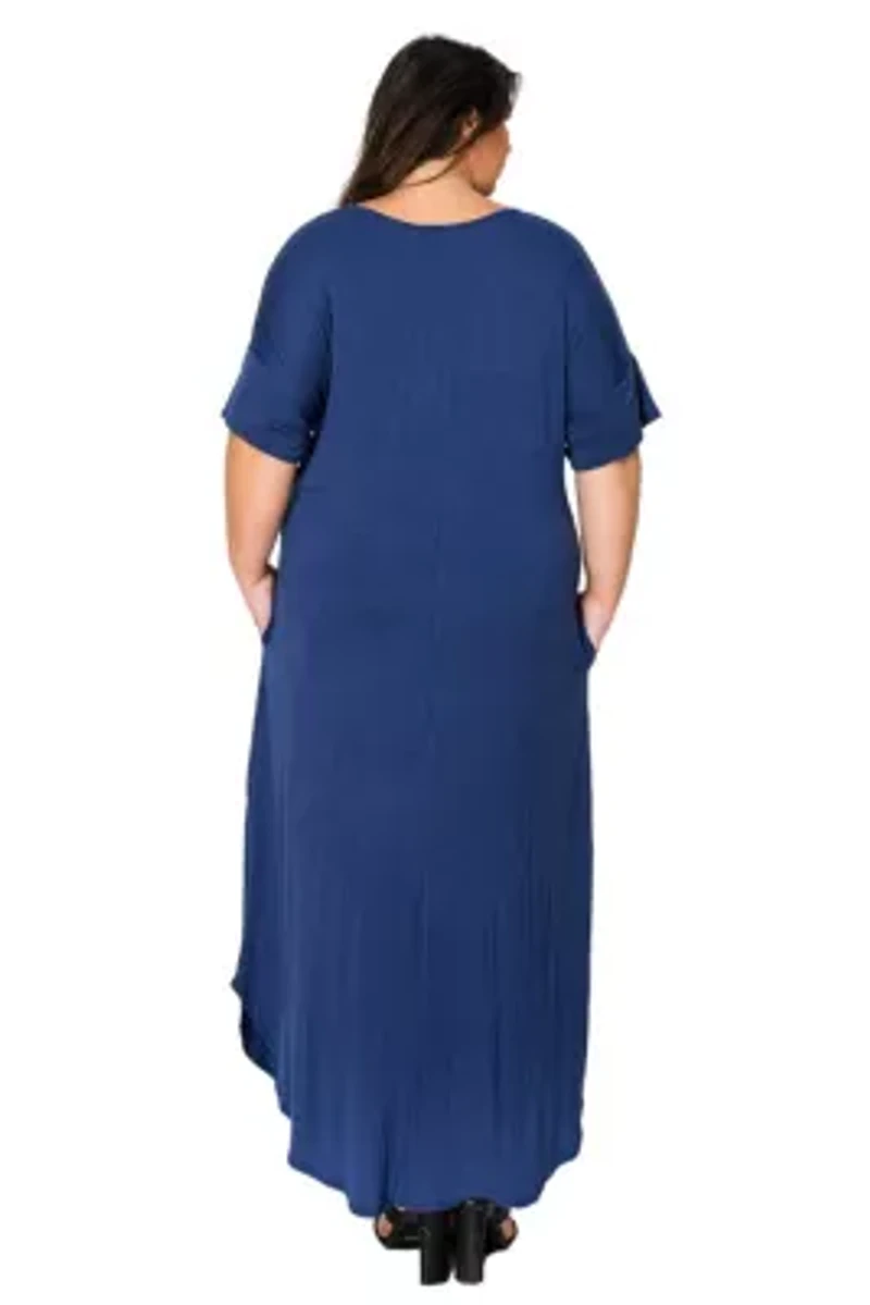 Plus Scarlett Maxi Pocket Dress