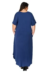 Plus Scarlett Maxi Pocket Dress