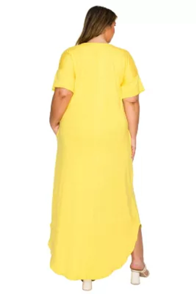 Plus Scarlett Pocket Maxi Dress