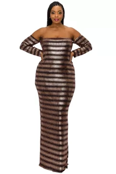 Plus Temptations Sequin Dress