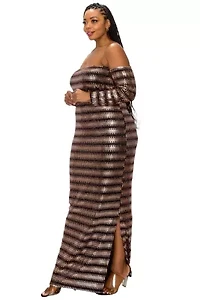 Plus Temptations Sequin Dress
