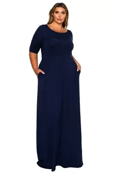 Plus Eva Pocket Maxi Dress