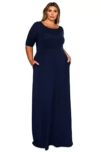 Plus Eva Pocket Maxi Dress