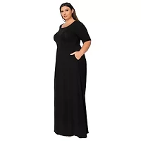 Plus Eva Pocket Maxi Dress
