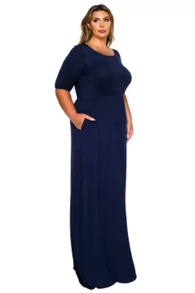 Plus Eva Pocket Maxi Dress