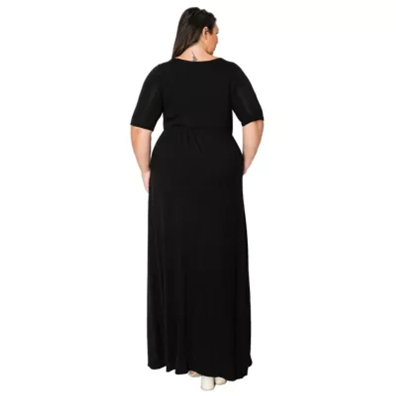 Plus Eva Pocket Maxi Dress