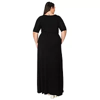 Plus Eva Pocket Maxi Dress