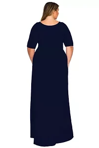 Plus Eva Pocket Maxi Dress