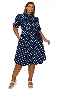 Plus Breken Pocket Flare Dress