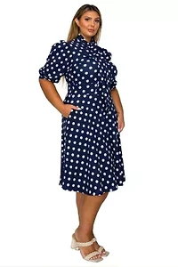 Plus Breken Pocket Flare Dress