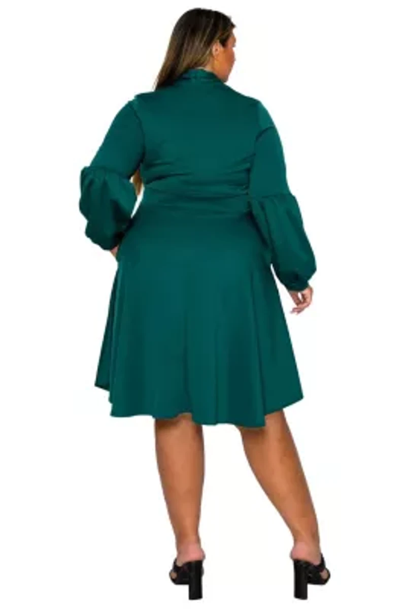 Plus Bekah Flare Pocket Dress