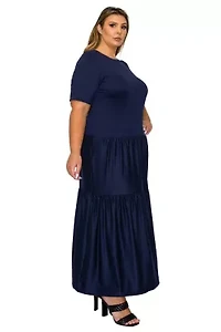 Plus Jourdan Tiered Maxi Dress