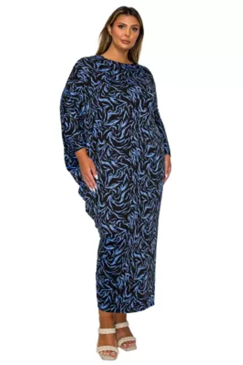 Plus Jessica Asymmetrical Maxi Dress