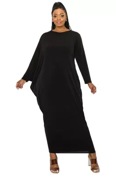 Plus Louella Asymmetrical Maxi Dress