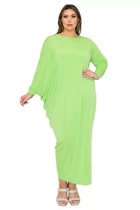 Plus Louella Asymmetrical Maxi Dress