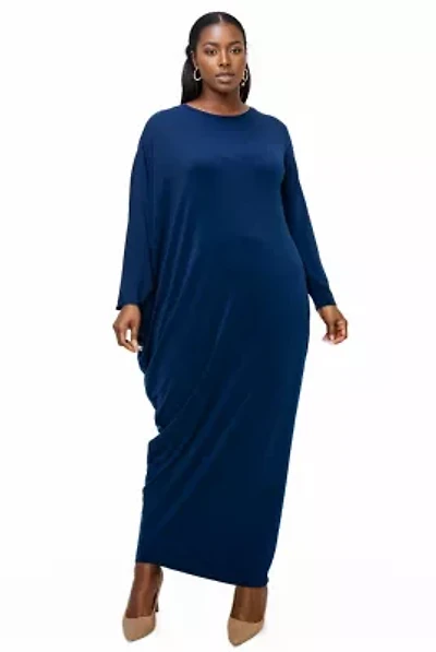 Plus Louella Asymmetrical Maxi Dress