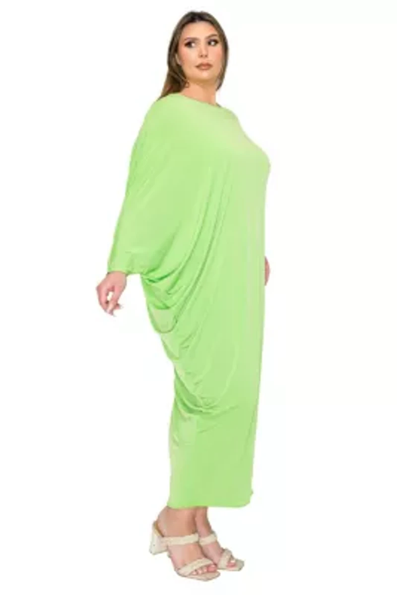 Plus Louella Asymmetrical Maxi Dress