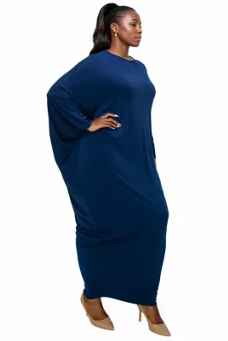 Plus Louella Asymmetrical Maxi Dress