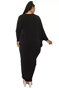 Plus Louella Asymmetrical Maxi Dress