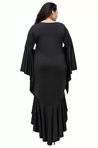 Plus Arielle Flowy Mermaid Hem Dress