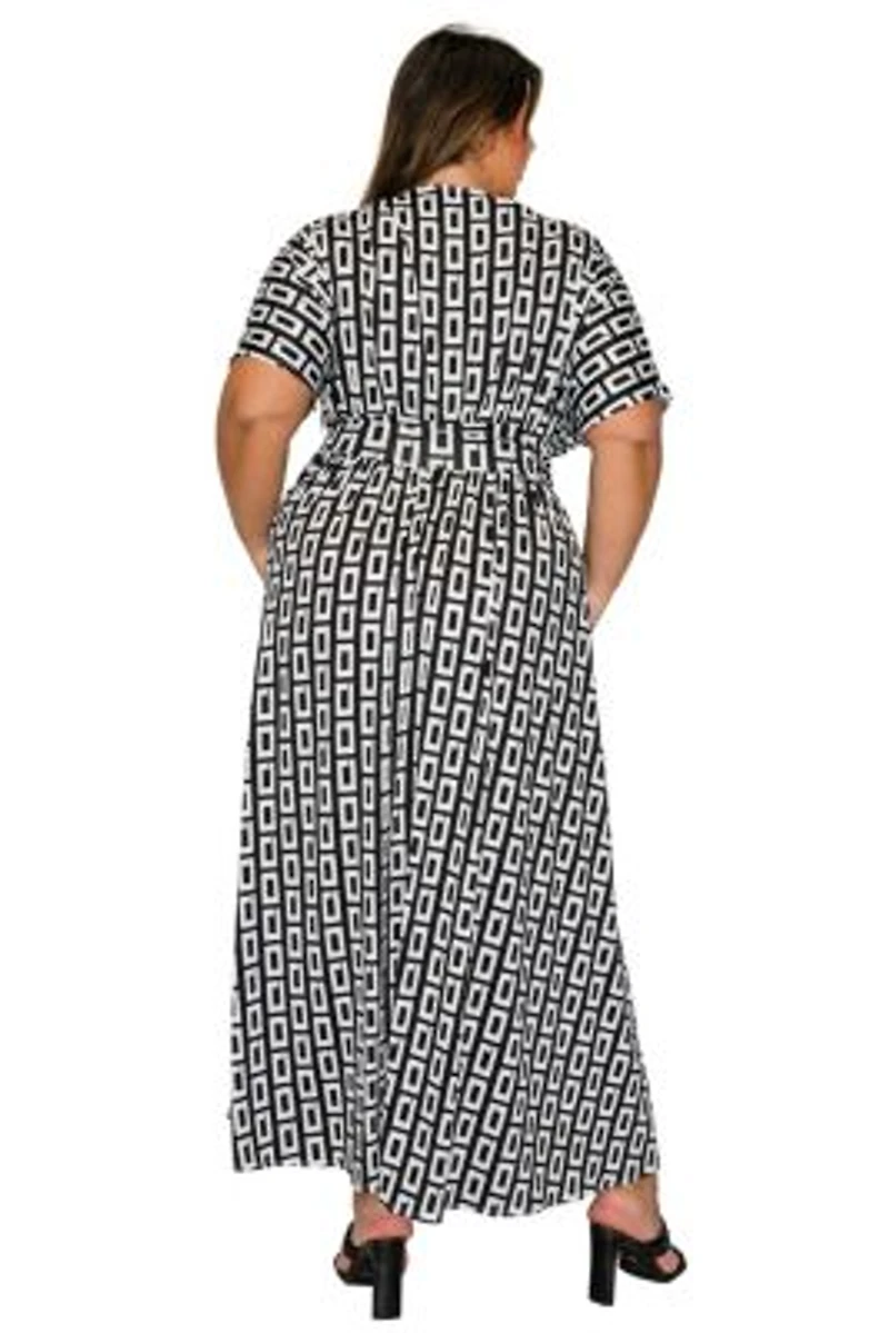 Plus Bellano Empire Waist Dress