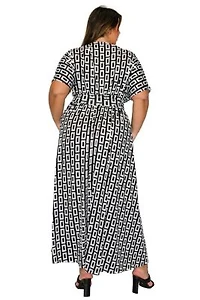 Plus Bellano Empire Waist Dress
