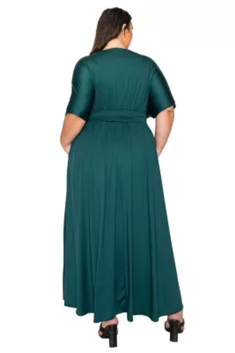 Plus Raffi Pocket Empire Waist Maxi Dress