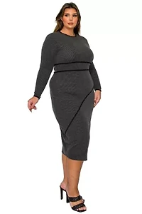 Plus Elora Sweater Dress