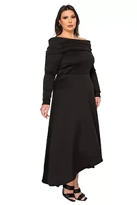 Plus Lyra Off Shoulder Maxi Dress