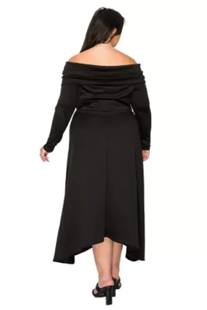 Plus Lyra Off Shoulder Maxi Dress