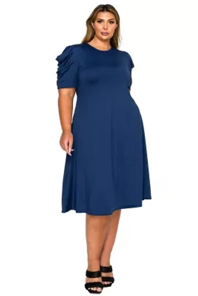 Plus Aleyna Flare Dress