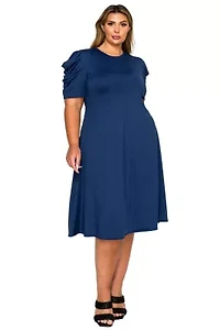 Plus Aleyna Flare Dress