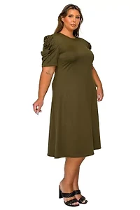 Plus Aleyna Flare Dress