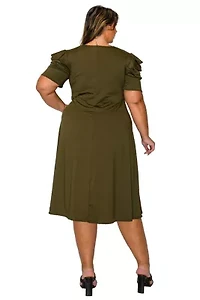 Plus Aleyna Flare Dress