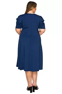Plus Aleyna Flare Dress