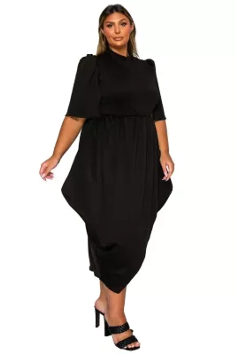 Plus Aesira Tulip Hem Pocket Dress