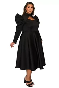 Plus Isabella Neoprene Statement Dress