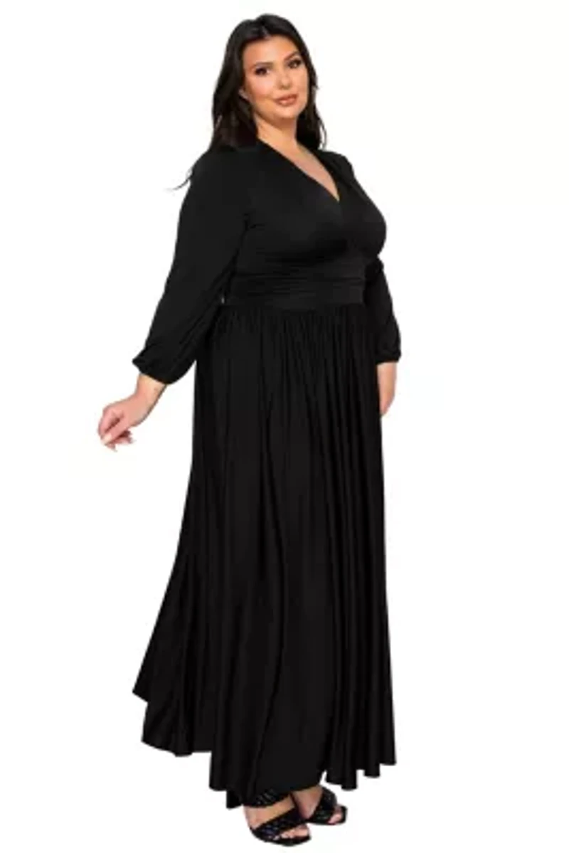 Plus Solene Empire Waist Dress
