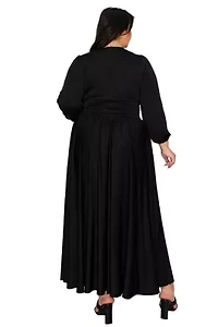 Plus Solene Empire Waist Dress