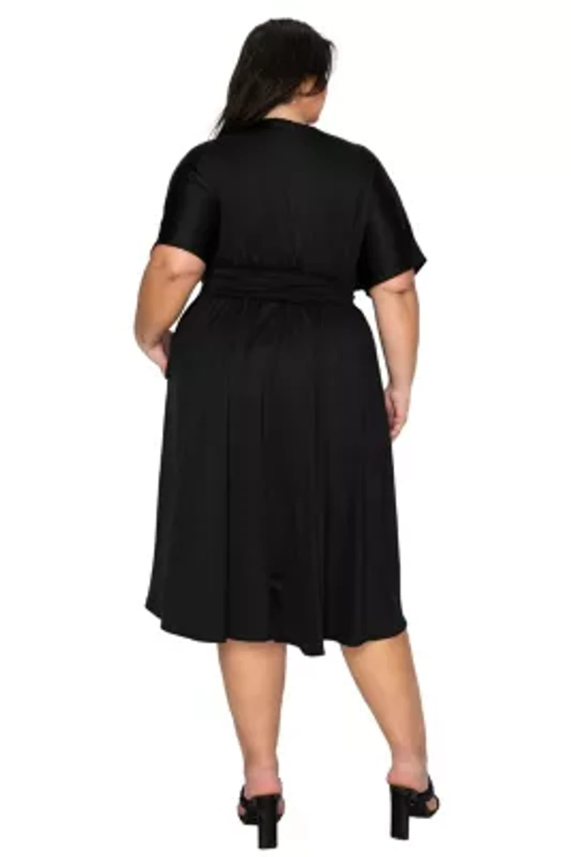 Plus Cyra Empire Midi Dress