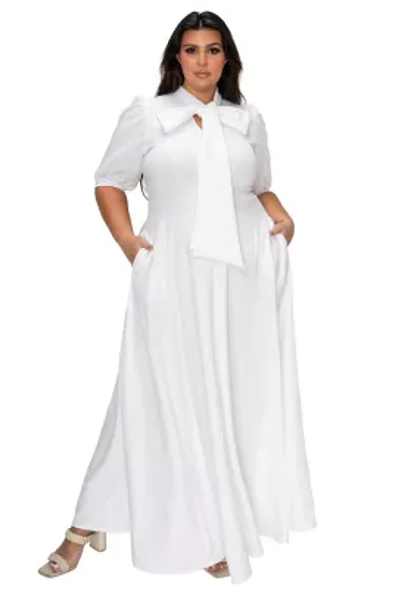 Plus Farrah Donna Dress