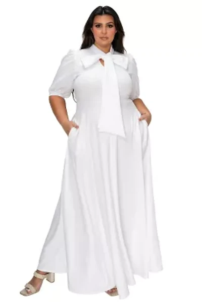 Plus Farrah Donna Dress