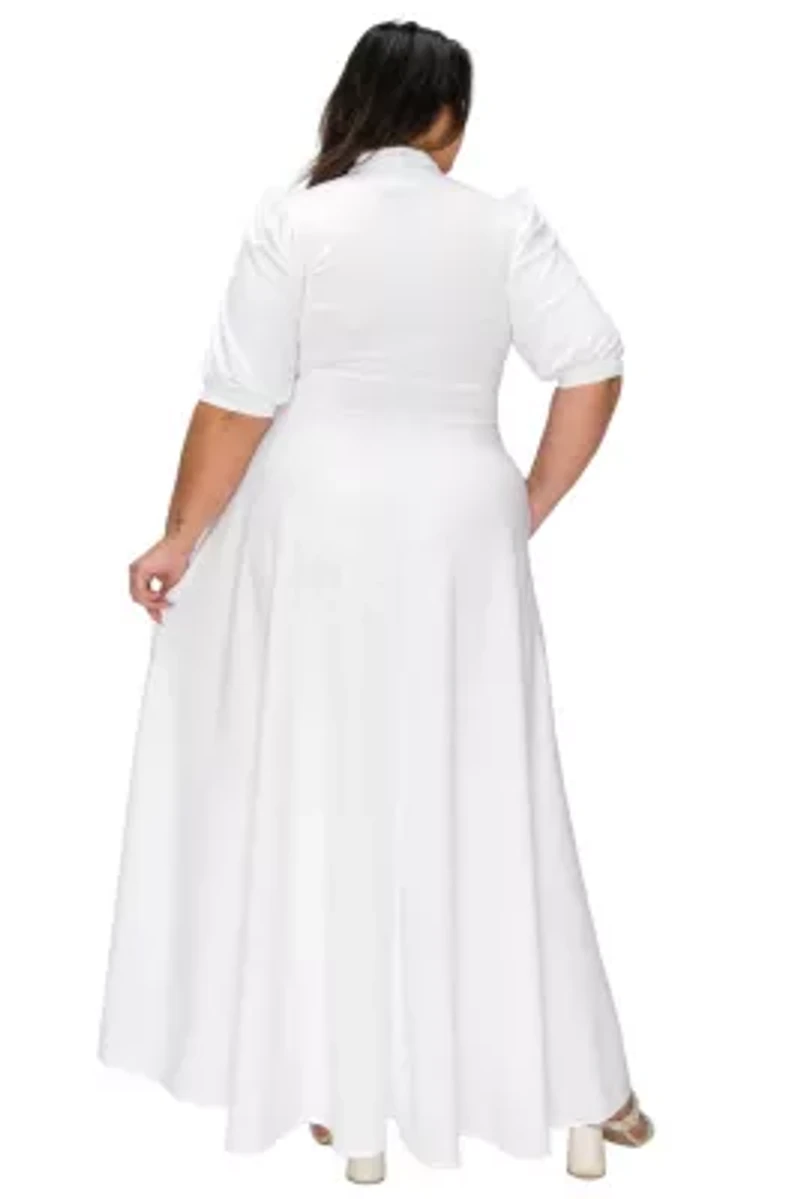 Plus Farrah Donna Dress