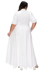 Plus Farrah Donna Dress